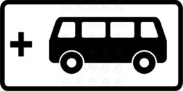 Дорожный знак 8.21.2 Вид маршрутного транспортного средства