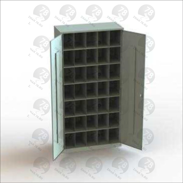 Шкаф для 48 противогазов ХПГ-48-600 без двери