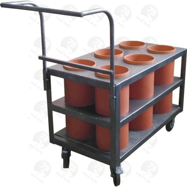 ТБ-6. Тележка для перевозки воздушных баллонов ТБ-6. Тележка для перевозки воздушных баллонов