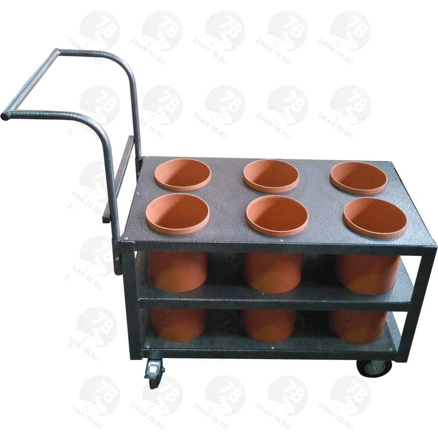 ТБ-6. Тележка для перевозки воздушных баллонов ТБ-6. Тележка для перевозки воздушных баллонов