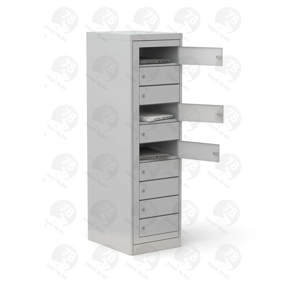 Шкаф для хранения и зарядки 10 ноутбуков Шкаф для хранения и зарядки 10 ноутбуков